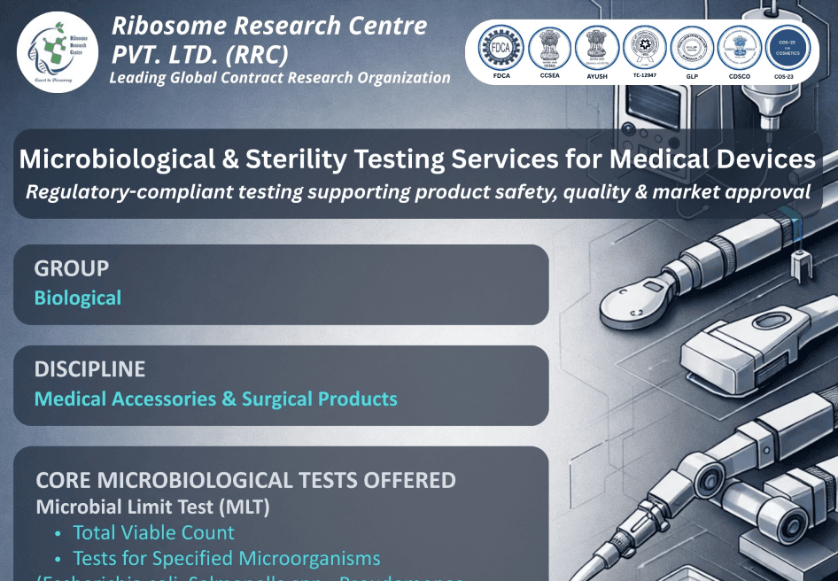 Regulatory-compliant testing supporting product safety, quality & market approval