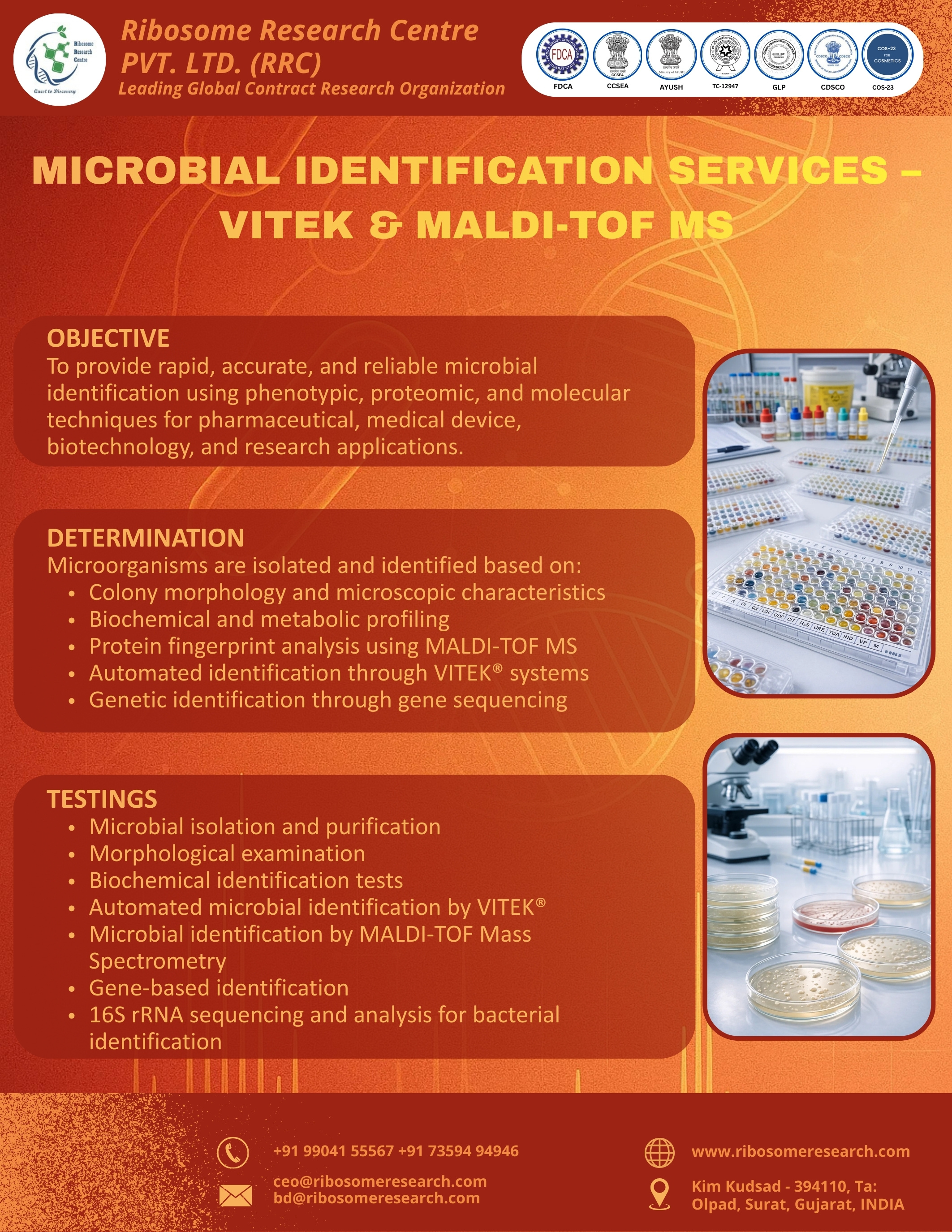 Microbial Identification Services – Vitek & Maldi-tof Ms